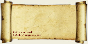 Mila Ožegović vizit kartica